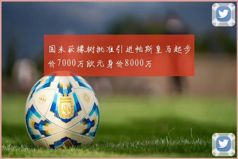 国米获橡树批准引进帕斯皇马起步价7000万欧元身价8000万